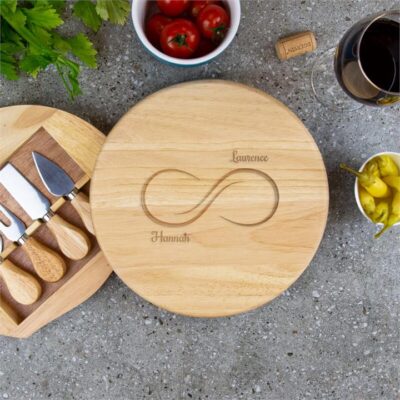 Infinity Personalised Cheese Board Set