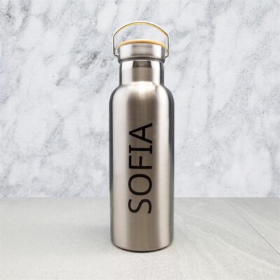 Scripted Name Stainless Drink Bottle