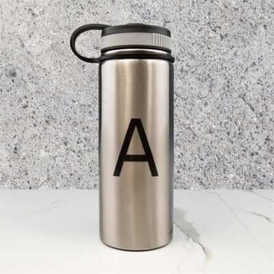 Monogram Metal Sports Bottle