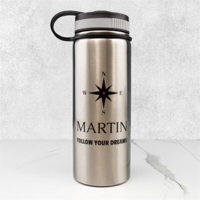 Direction Metal Custom Sports Bottle