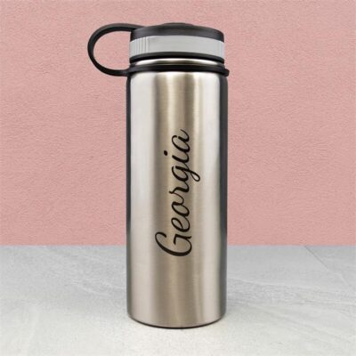 Name Metal Sports Bottle