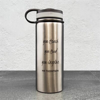 Inspire Message Metal Sports Bottle