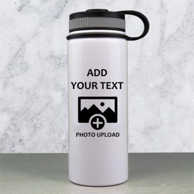 Customise Me White Sports Bottle