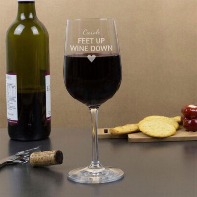 Feet Up Wine Glasses