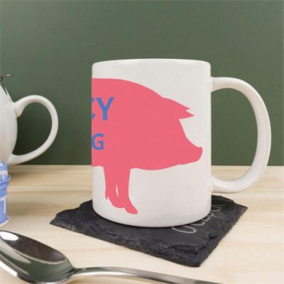 Personalised Blue TEAPIG Mug