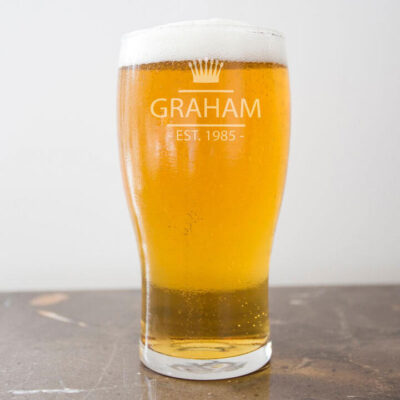 Royal 570ml Personalised Pint Glass