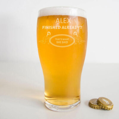 Sassy 570ml Personalised Pint Glass