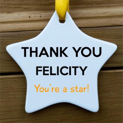 Your A Star Ceramic Ornament