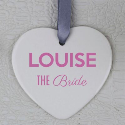 Heart For The Bride Ornament