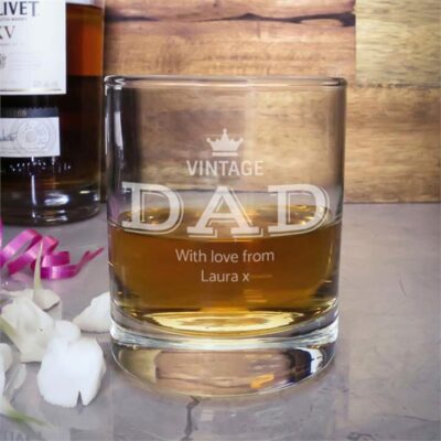 Vintage Father Whisky Tumbler