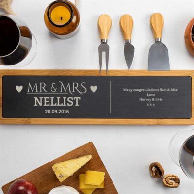 Happy Couple Cheese Board