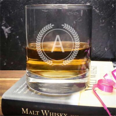 Laurel Wreath Whisky Glass