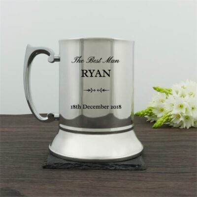 Personalised Wedding Traditional Tankard