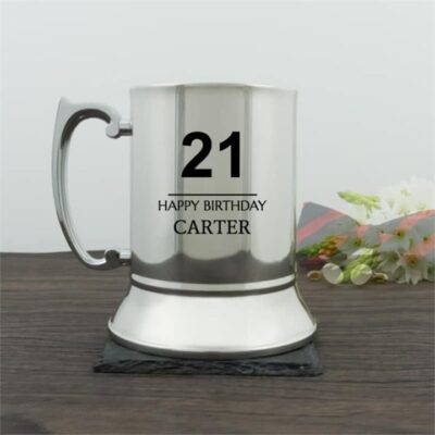 Personalised Birthday Traditional Tankard