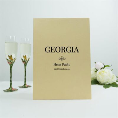 Butterfly Crystal Champagne Glasses