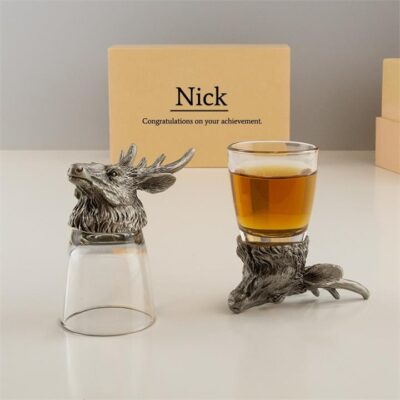 Deer Personalised Shot Glasses