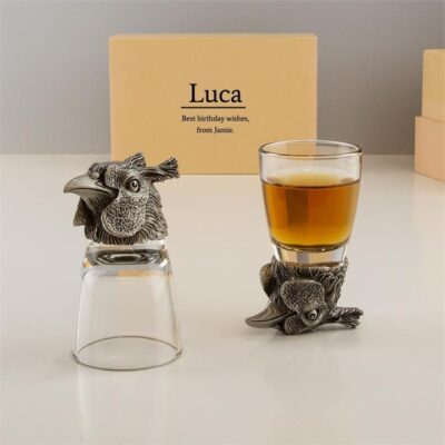 Pheasant Personalised Shot Glasses