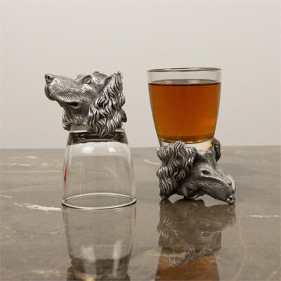 Spaniel Personalised Shot Glass Set